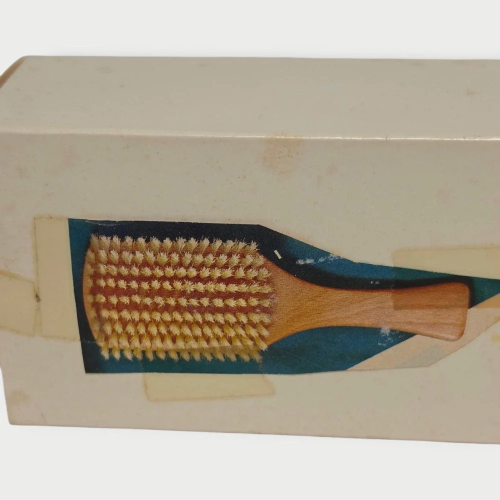 NEW Vintage FULLER Hair Brush Nylon Blonde Bristle 9 Rows‎ 6.5